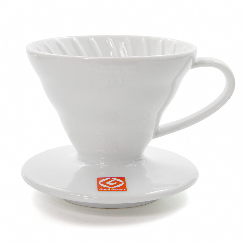 V60 Ceramic Coffee Dripper 02 - White